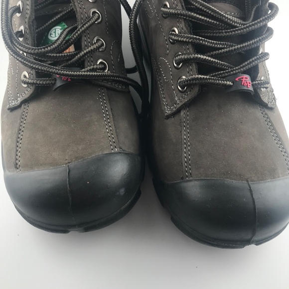 Steel Toe Nubuck Leather Safety Work Shoes For Women Size 8 CSA Certified - Picture 6 of 9